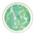 Melamine Bar Tray - Palm Leaf