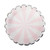 Paper Lunch Plate - White Pinwheel