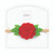 Felt Headband - Red Rose