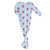 Knotted Gown - Blue Stripes + Lobsters