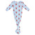 Knotted Gown - Blue Stripes + Lobsters