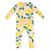 Cozy Romper - Pink Stripes + Lemons
