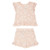 Two-Piece Short Sleeve + Shorts Ruffle Set - Mini Floral
