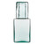 Hammered Glass Bottle & Glass Decanter