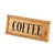 Coffee Beaded Wood Sign