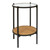 Glass Rattan Accent Table