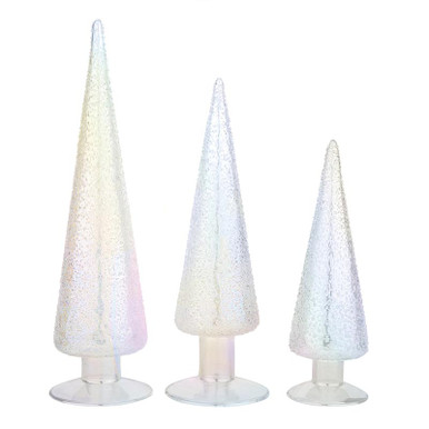 Luster Glass Tree - Set of 3 - [Wholesale]Faithworks