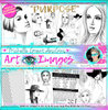 "PURPOSE" Art Image Pack designed by Michelle Grant 
FULL COLLECTION PACK (10 files)
PACK A  & Pack B (6 files)