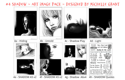 SHADOWS - Art Image Pack - By Michelle Grant SHADOWS - Art Image Pack - By Michelle Grant