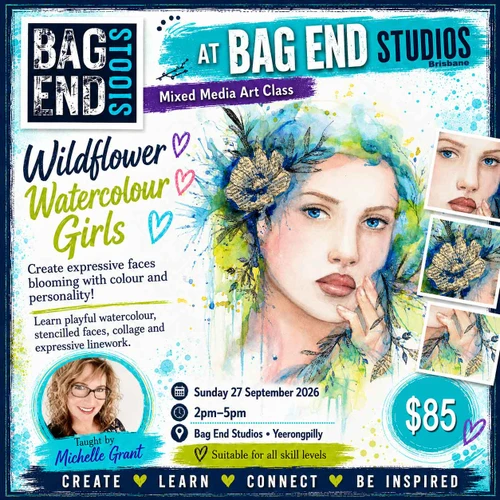 Wildflower Watercolour Girls - @ Bag End - Brisbane 
2pm -5pm 
27-09-26
