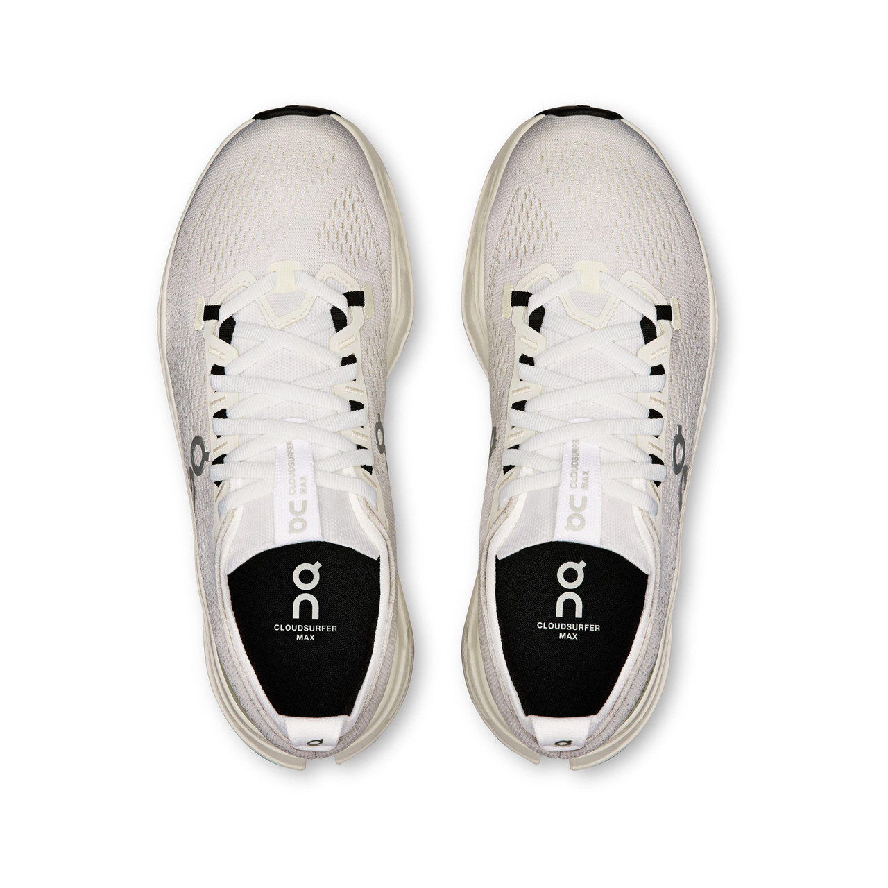 ♡SURF♡画面 On Women's Cloudsurfer Max Running Shoes - White/White