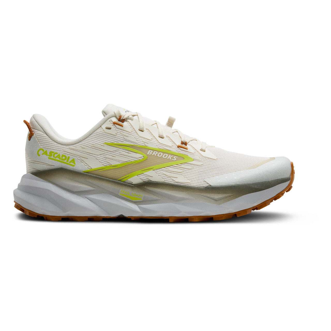 Shoes Brooks Cascadia Brooks Mach 17 Mens Yellow Trail Running