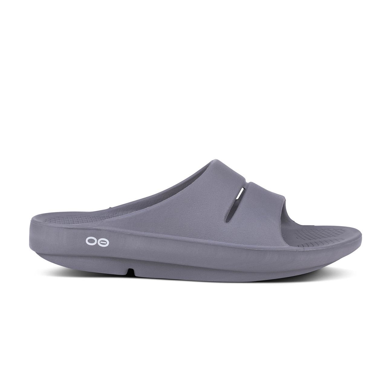 靴 OOFOS OOahh - Slate Oofos Ooahh Slide Unisex Recovery Footwear