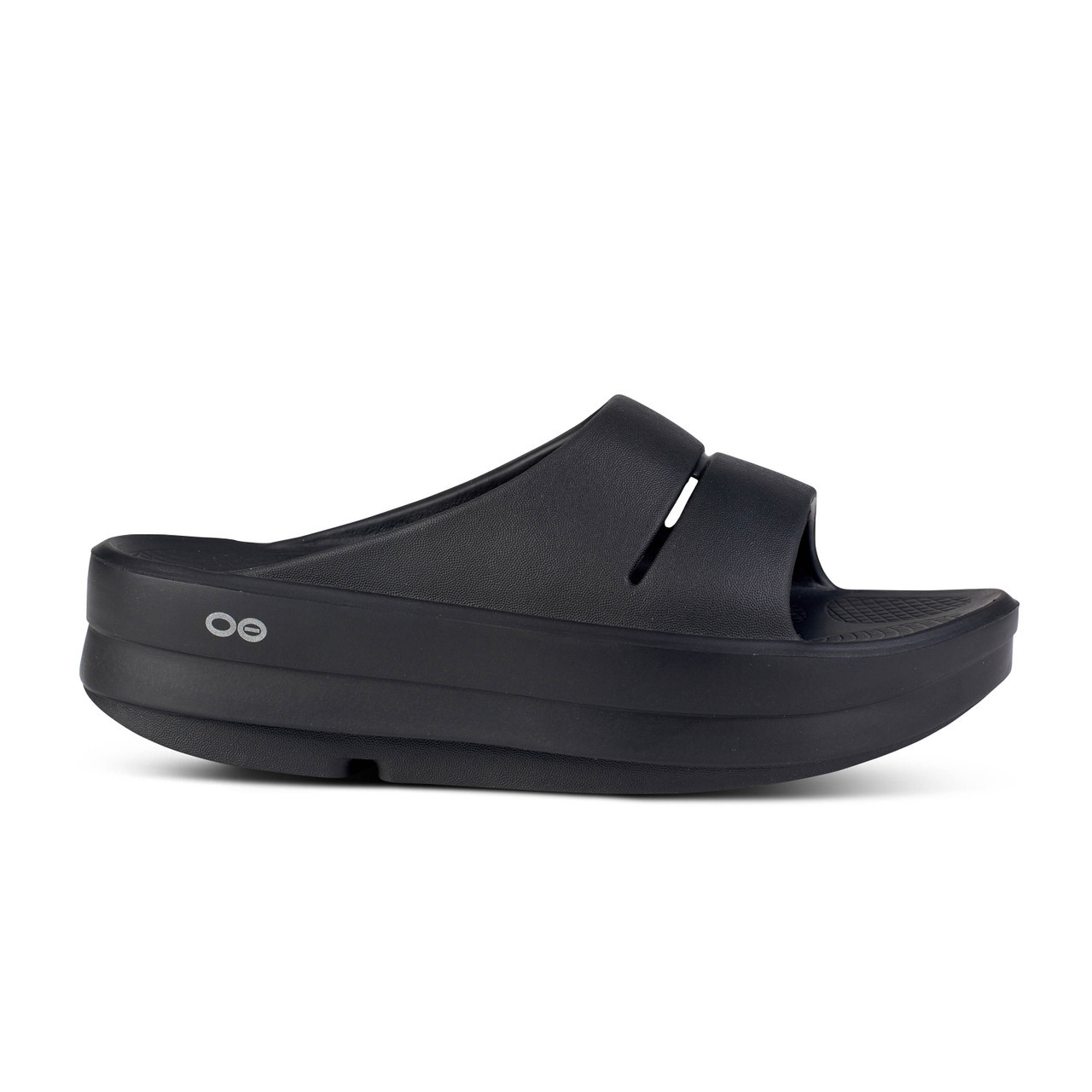 (正規品) 新品　OOFOS OOmega OOahh black 23cm Oofos Ooahh Slide Unisex Recovery Footwear