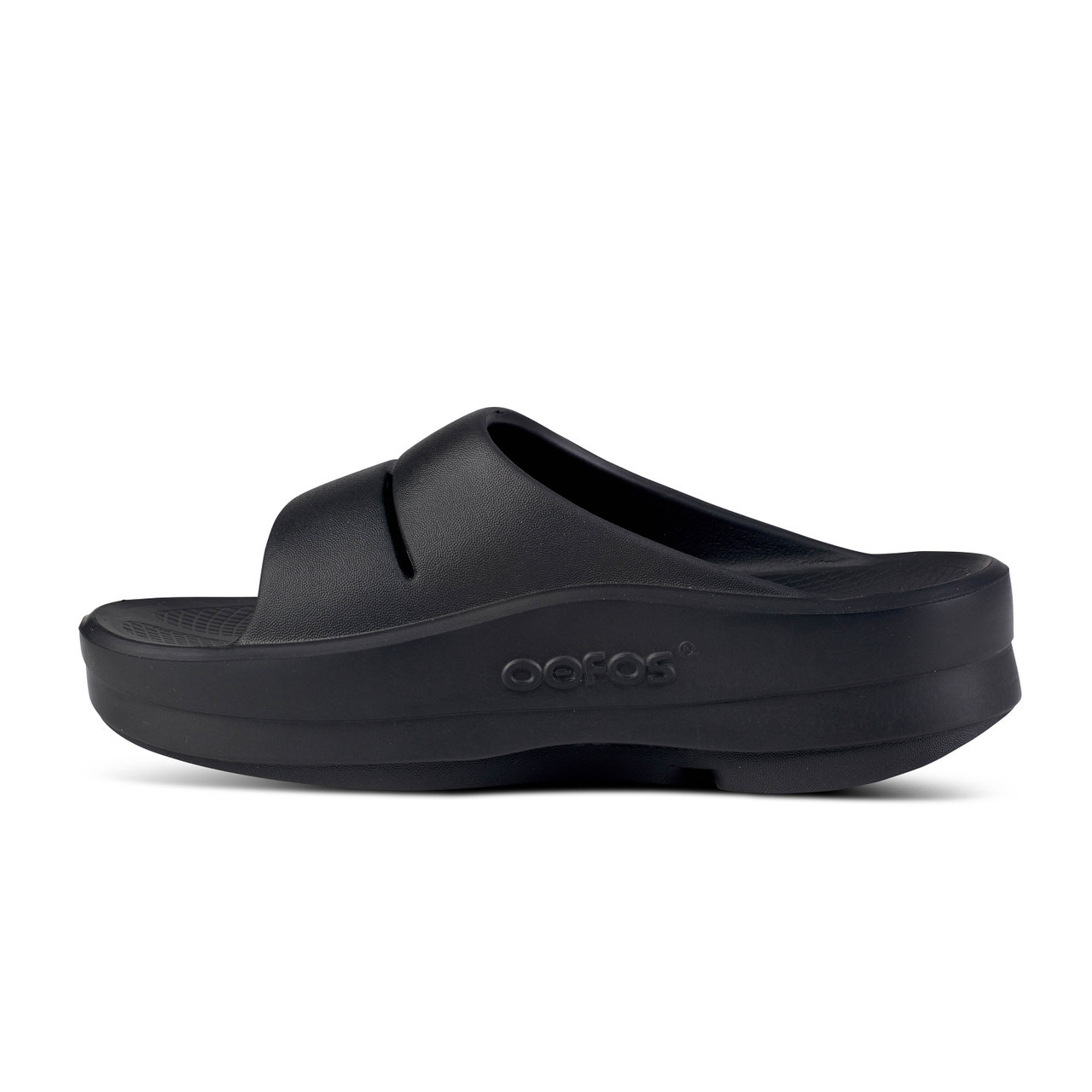 (正規品) 新品　OOFOS OOmega OOahh black 23cm Oofos Ooahh Slide Unisex Recovery Footwear