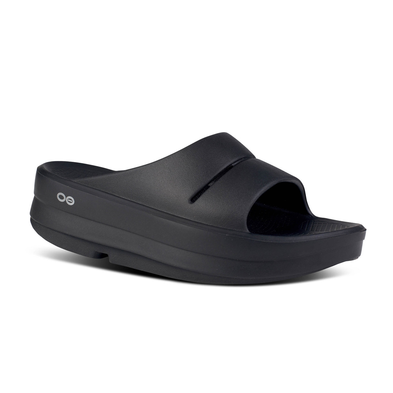 (正規品) 新品　OOFOS OOmega OOahh black 24cm Oofos Ooahh Slide Unisex Recovery Footwear