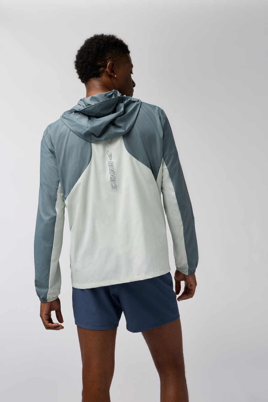 ウォーキング・ランニングウェア BROOKS Canopy Packable Jacket Brooks Canopy Packable Men's Running Jacket