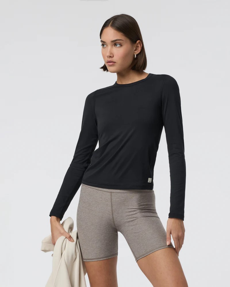 Vuori Long Sleeve Lux Crew Tee Women's Top