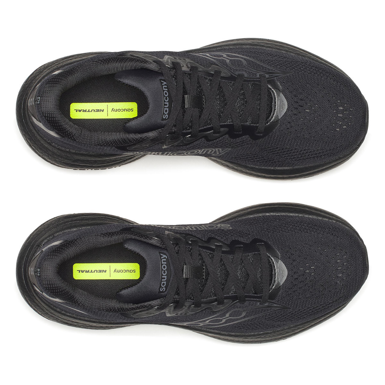 Saucony Ride 19 Shadow Black Athletic Running Sneakers Men main image 3