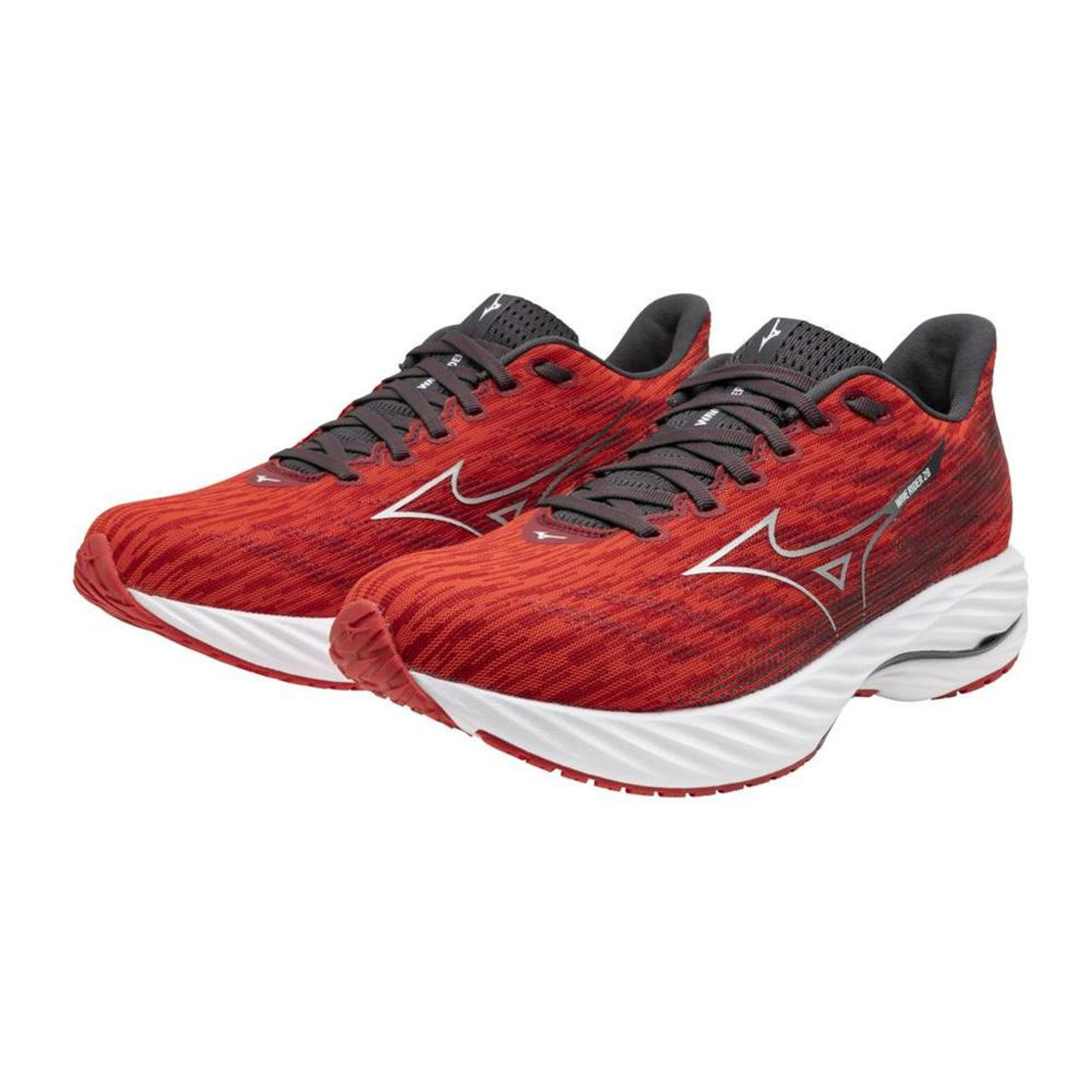 Mizuno Wave Rider 28 レッド Mizuno Wave Rider Men's Road Running Shoe