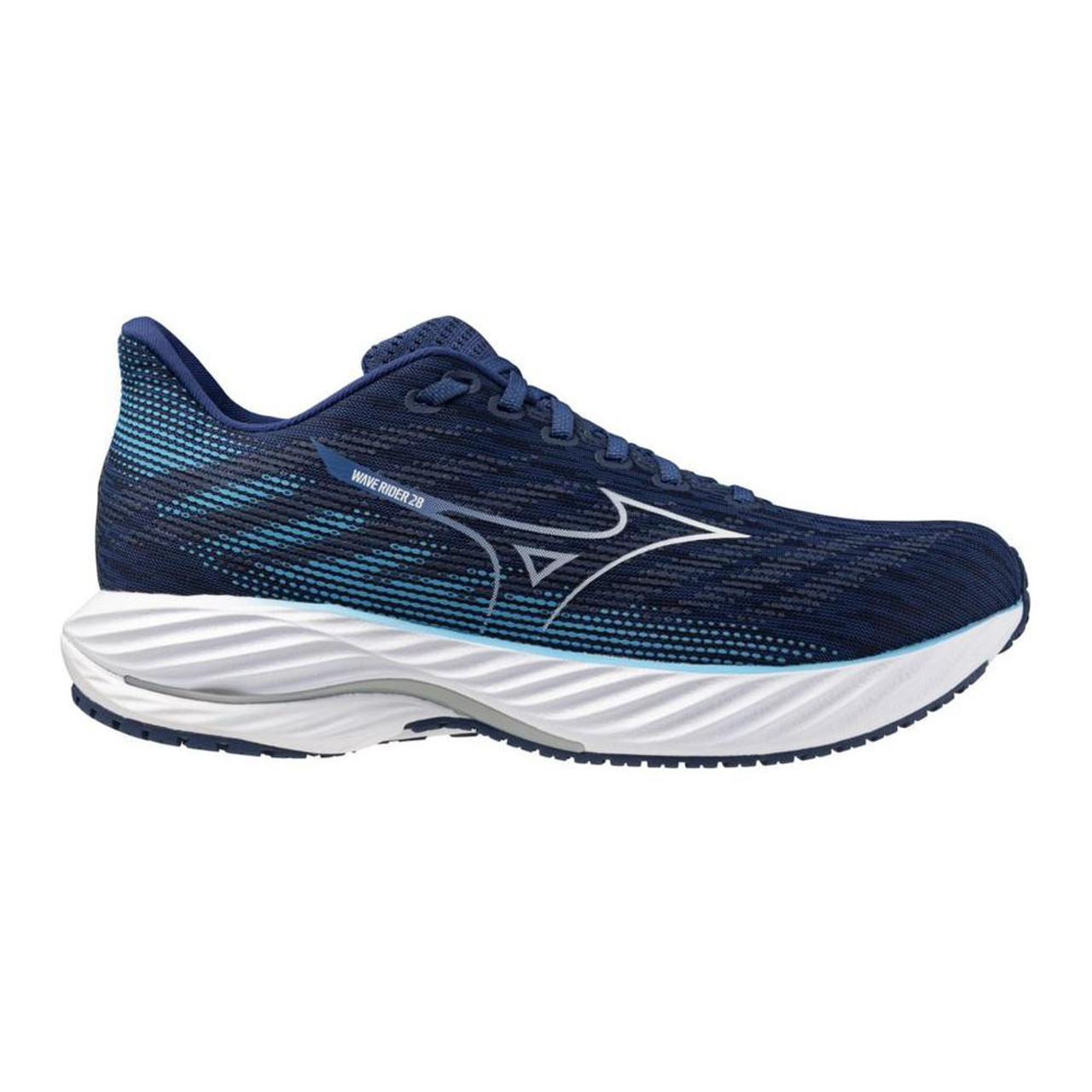 Mizuno Wave Rider 28 ブルー Mizuno Wave Rider Men's Road Running Shoe