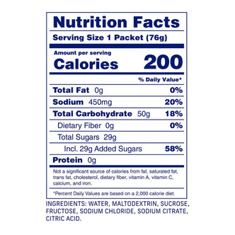 Carbs Fuel Salted Original 50G Energy Gel