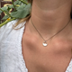Tiny Charm Mountain Range Necklace