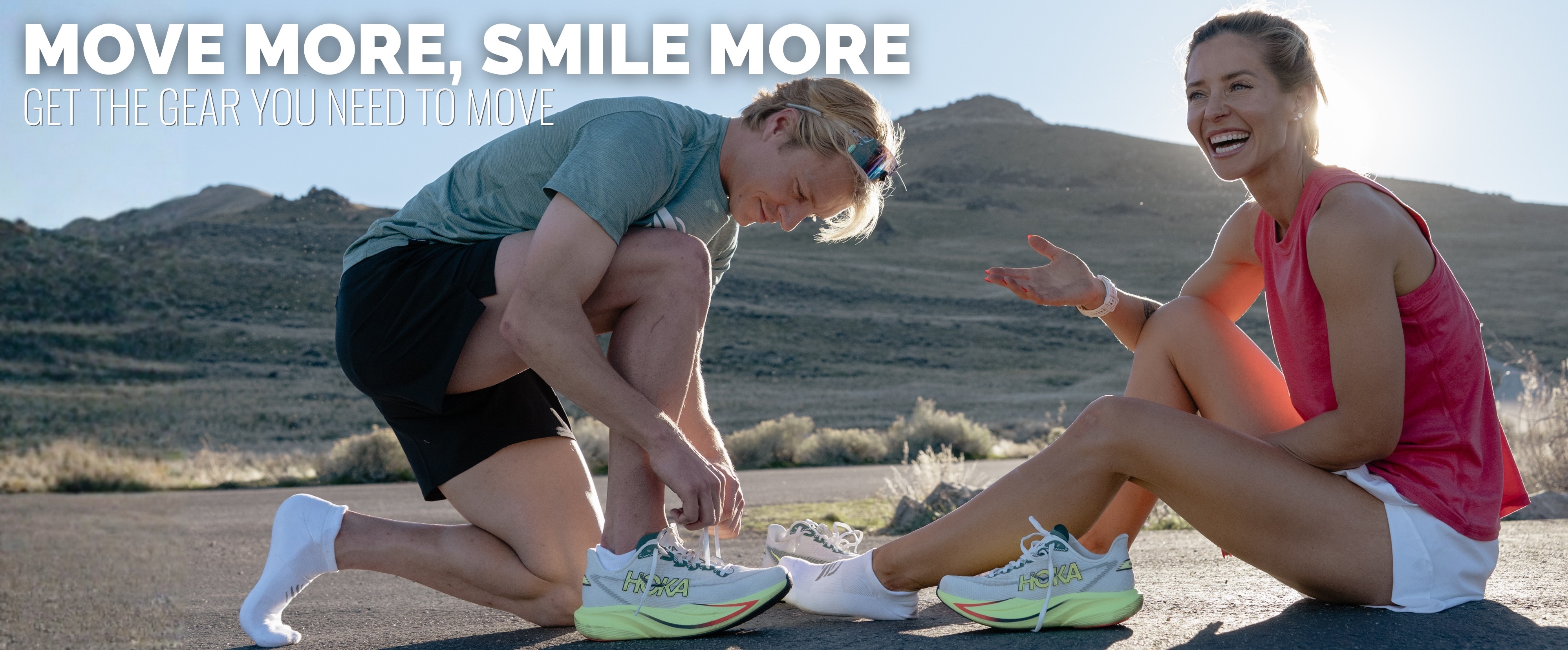 Move more, smile more! Get the gear you need to move!