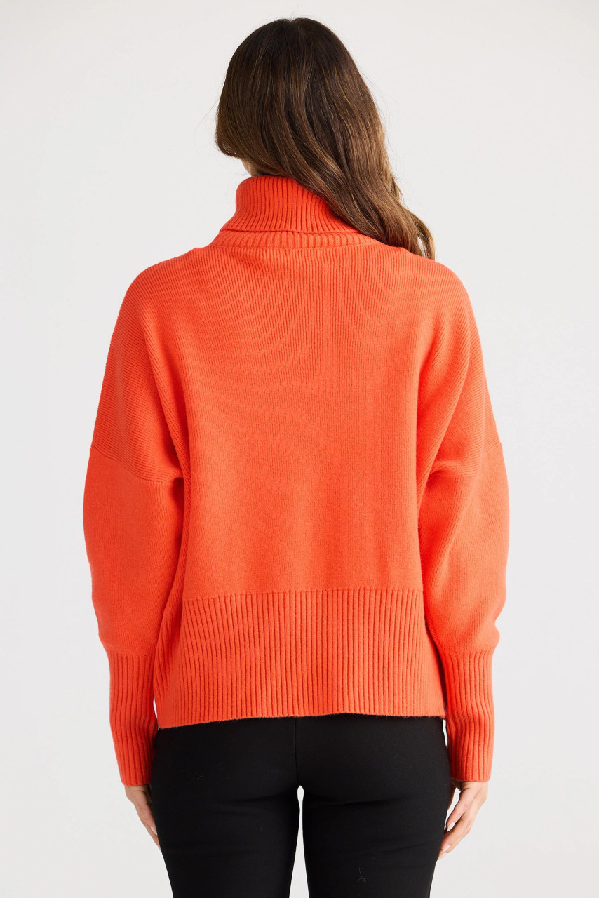 Sophie Knit Jumper Neon Flame Lifestyle Boutiques - Main Image