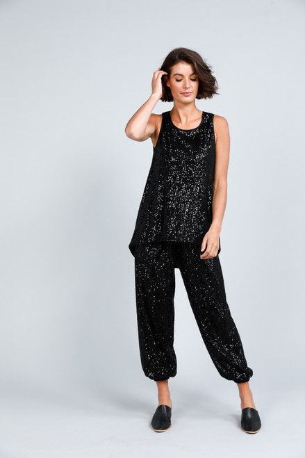 Cascade Pants - Black Sparkle
