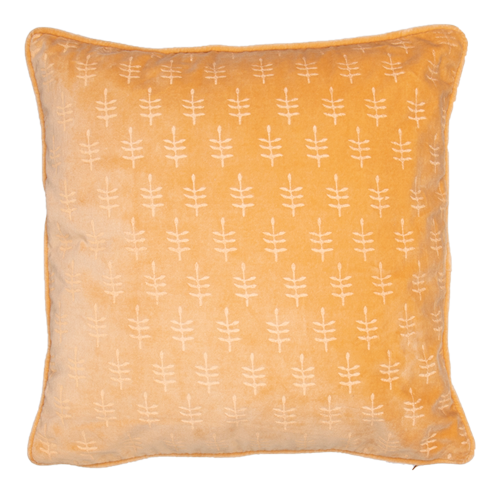 Cushion Velvet Printed Two 45x45 - Marigold