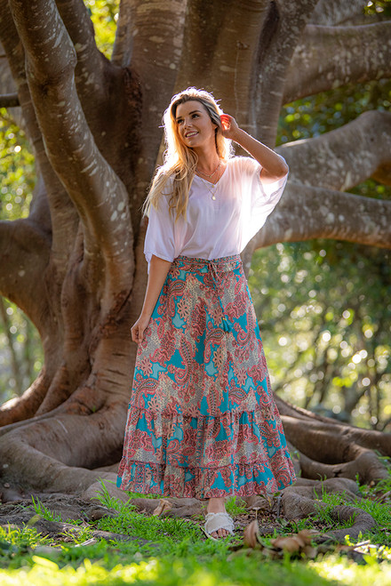 Mahala Maxi Skirt - Pink