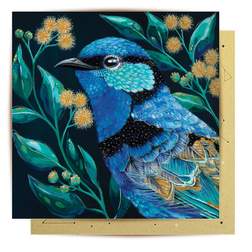 Greeting Card - Clancy Fairy Wren