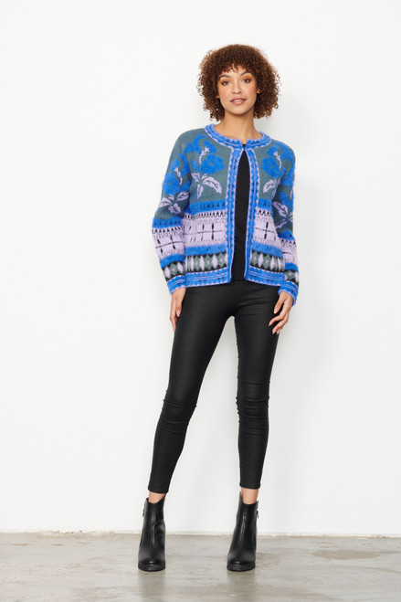 Brazil Caridgan - Blue