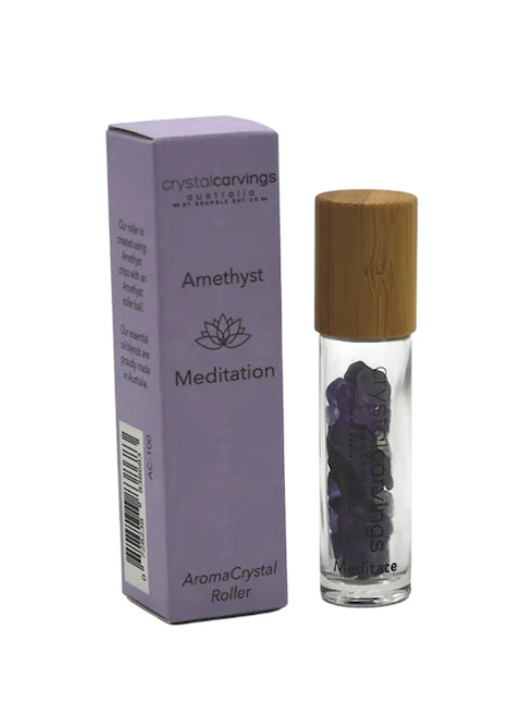 Aroma Crystal Roller - Meditate Amethyst