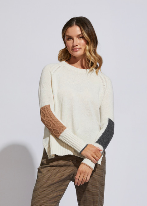 Arm Detail Jumper - White