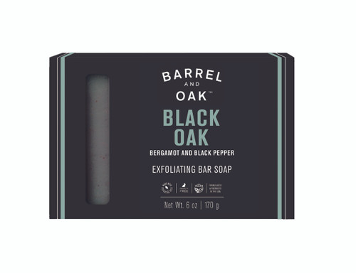 Exfoliating Bar Soap - Black Oak - 170gm