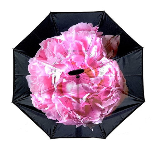 Reverse Umbrella - Peonies