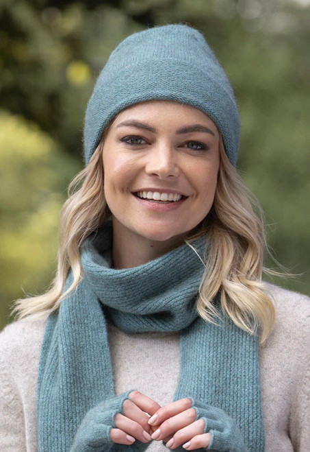 Plain Beanie - Topaz