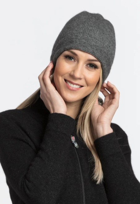 Plain Beanie - Silver