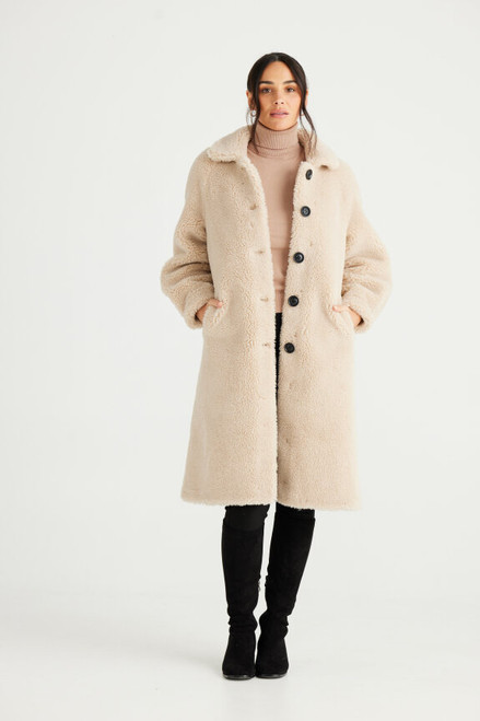 Whistler Long Coat - Natural