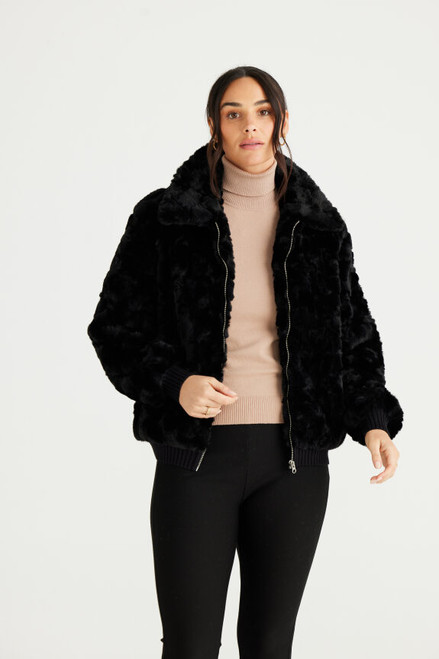 Celeste Bomber - Black