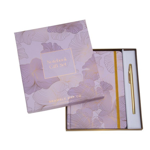 Elegance Notebook and Pen Set - Violet & Patchouli