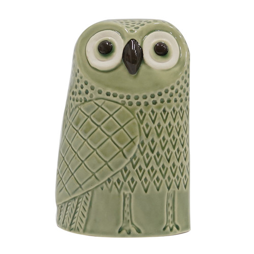 Celedon Owl Money Box - Trixie Stone