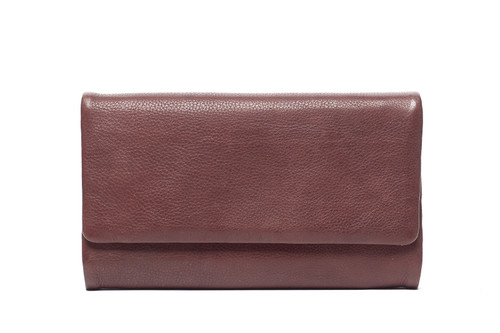 Erin Leather Wallet - Brown