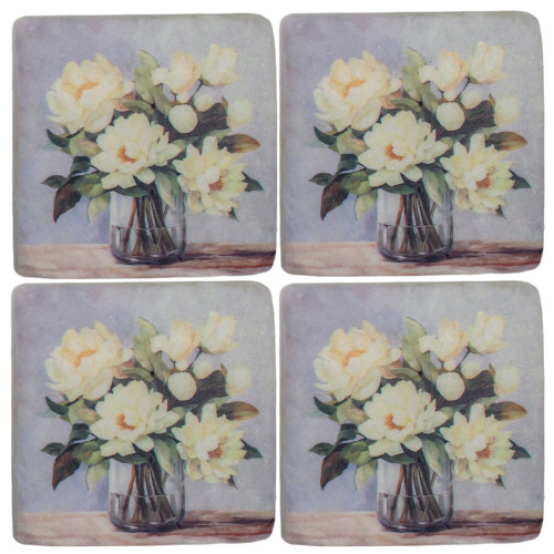 Resin Coasters Set of 4 - Blossom Banter