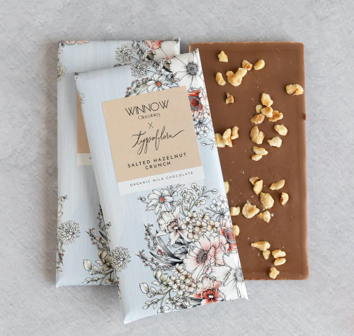 Choc Block Organic Milk 80gms - Salted Hazelnut Crunch