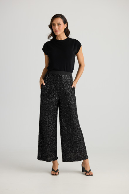 Razzle Pant - Black Sequin