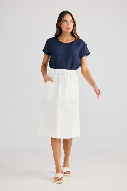 Captain Skirt - White