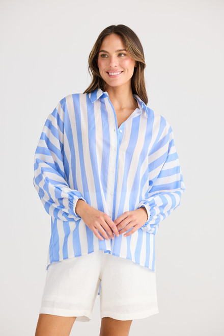 Cliffside Shirt - Blue Stripe
